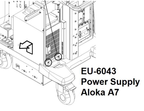 DiagnosisCo Aloka EU-6043 Power Supply Alpha 7