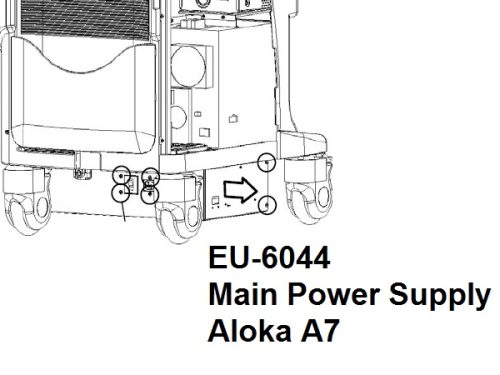 DiagnosisCo Aloka EU-6044 Main Power Supply Alpha 7