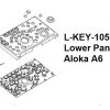 DiagnosisCo Aloka L-KEY-105 Lower Panel Alpha 6